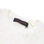 T-shirt Louis Vuitton White Floral Logo - Image 6