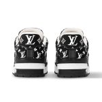 Louis Vuitton Trainer Monogram Black & White Sneakers - Image 7