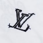 T-shirt Louis Vuitton White Black Logo - Image 3