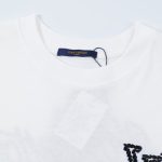 T-shirt Louis Vuitton White Black Logo - Image 5