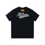 T-shirt Louis Vuitton Black White Logo - Image 2