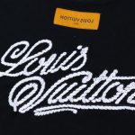 T-shirt Louis Vuitton Black White Logo - Image 4