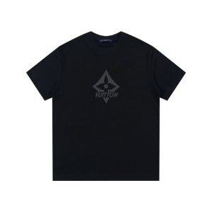 T-shirt Louis Vuitton Black Monogram Logo