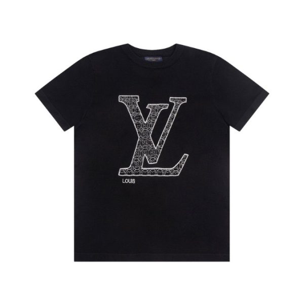 d99582_22314-1.jpg T-shirt Louis Vuitton Black Large LV - Image 1
