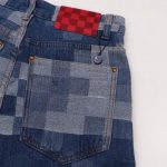 Jeans Louis Vuitton Blue Pixel Patchwork - Image 3