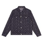 Jacket Louis Vuitton Black Monogram Denim