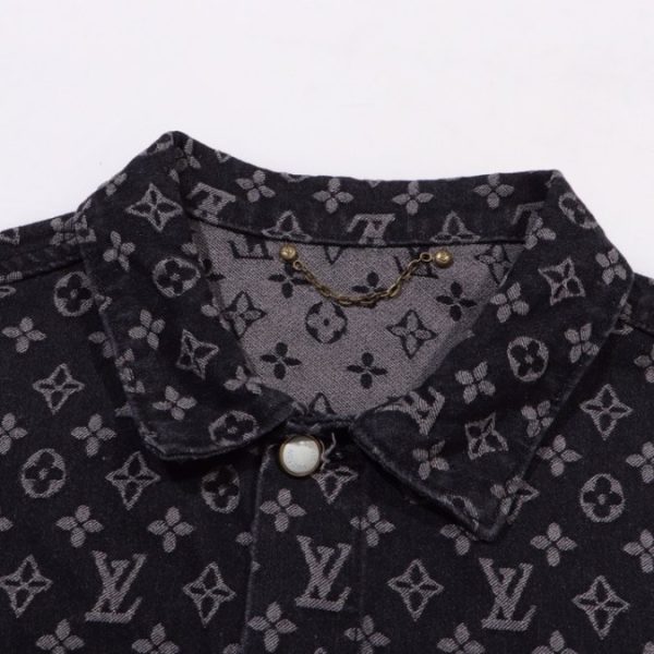 Jacket Louis Vuitton Black Monogram Denim - Image 3