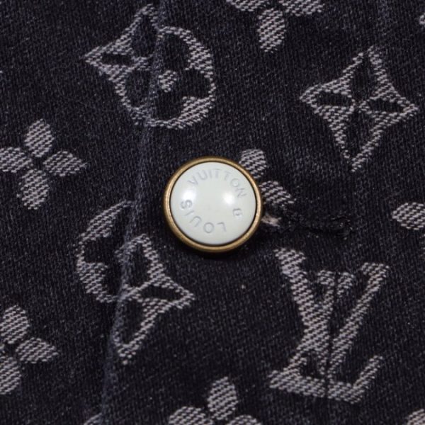 Jacket Louis Vuitton Black Monogram Denim - Image 5