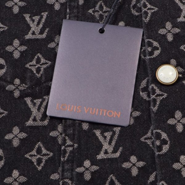 Jacket Louis Vuitton Black Monogram Denim - Image 7
