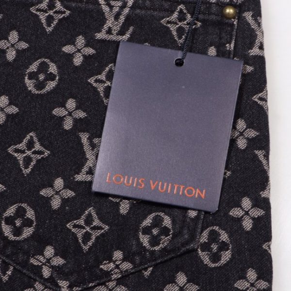 Jeans Louis Vuitton Black Monogram Denim - Image 2
