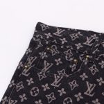 Jeans Louis Vuitton Black Monogram Denim - Image 5