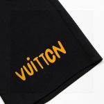 Shorts Louis Vuitton Black Yellow Logo - Image 4