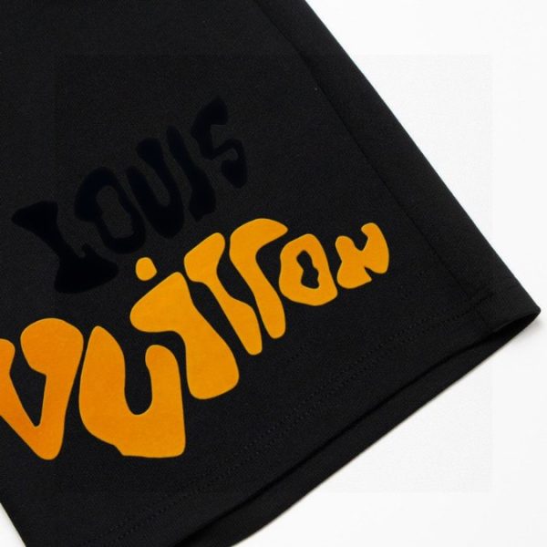 Shorts Louis Vuitton Black Bold Logo - Image 3