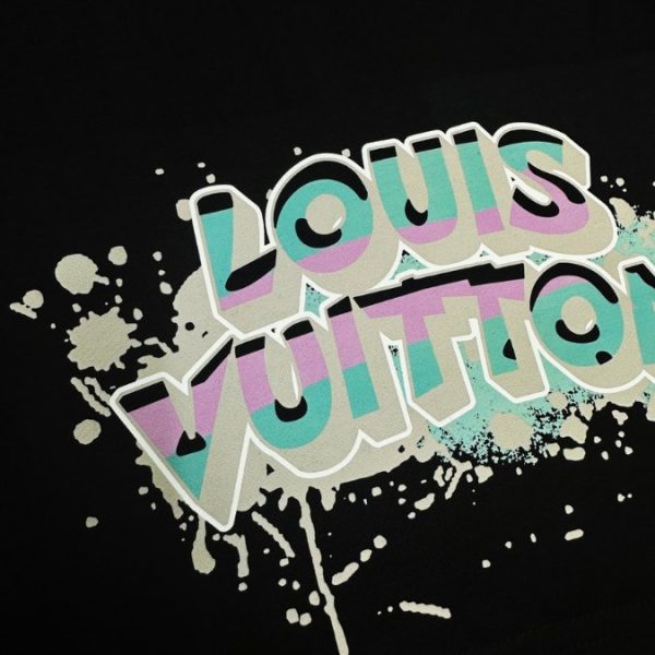 Shorts Louis Vuitton Black Splash Logo - Image 3