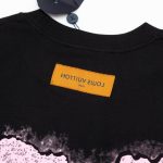 T-shirt Louis Vuitton Black Pink LV - Image 6