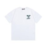T-shirt Louis Vuitton White Green LV