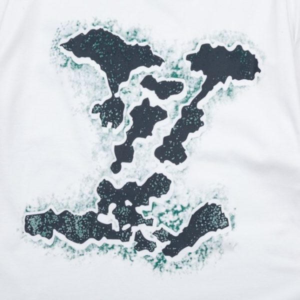 T-shirt Louis Vuitton White Green LV - Image 4