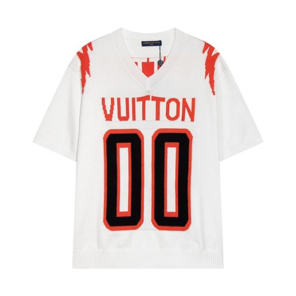 Louis Vuitton V-Neck Knit Set White - Image 2