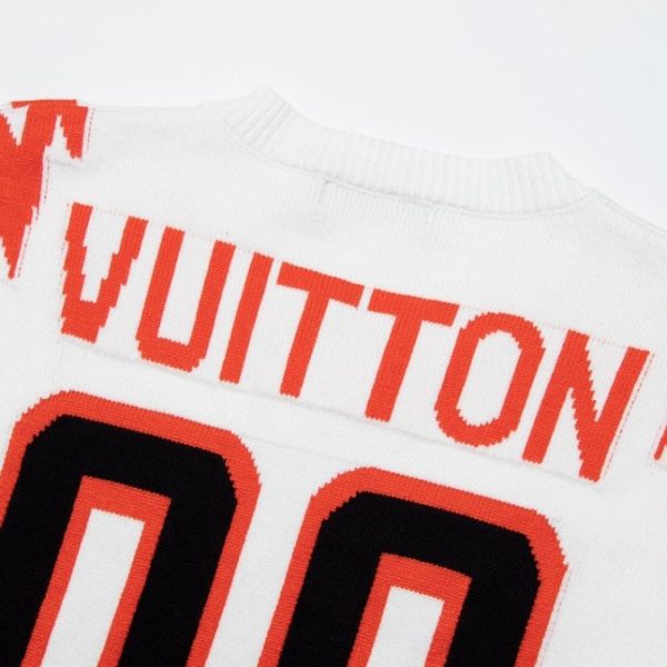 Louis Vuitton V-Neck Knit Set White - Image 6