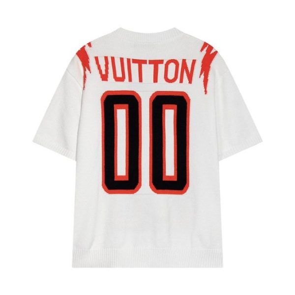 Louis Vuitton V-Neck Knit Set White - Image 7