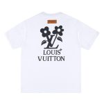 T-shirt Louis Vuitton LV Floral White Print - Image 2