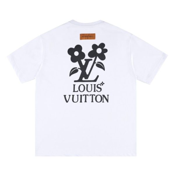 T-shirt Louis Vuitton LV Floral White Print - Image 2