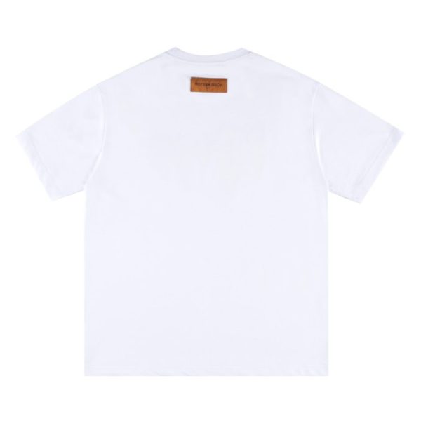 T-Shirt Louis Vuitton LV Drip Print White - Image 2