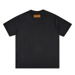 T-Shirt Louis Vuitton LV Drip Print Black - Image 2