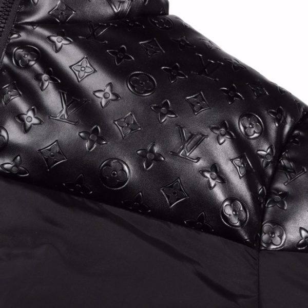 Jacket Louis Vuitton LV Monogram Black Puffer - Image 7