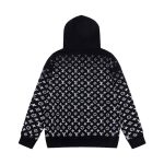 Hoodie Louis Vuitton LV Black Monogram Gradient - Image 2