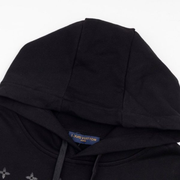 Hoodie Louis Vuitton LV Black Monogram Gradient - Image 3