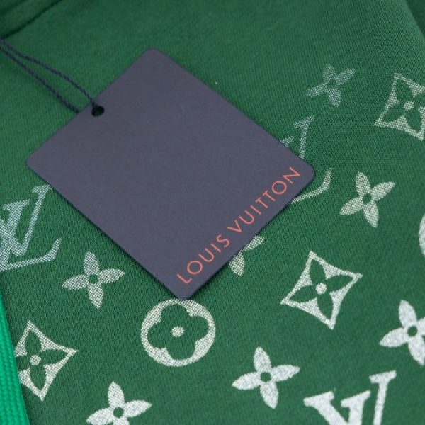 Hoodie Louis Vuitton LV Green Monogram Gradient - Image 6