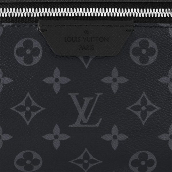 Backpack Louis Vuitton LV Black Monogram Canvas - Image 4