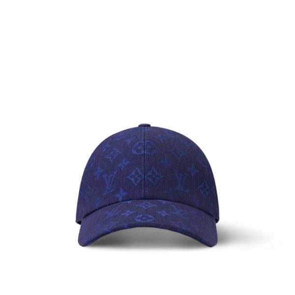 d99954_3473-1.jpg Cap Louis Vuitton LV Blue Monogram Canvas - Image 1