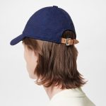 Cap Louis Vuitton LV Blue Monogram Canvas - Image 3