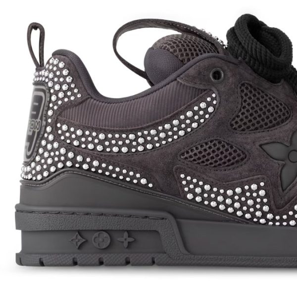 Louis Vuitton Skate Black Crystal Monogram - Image 3