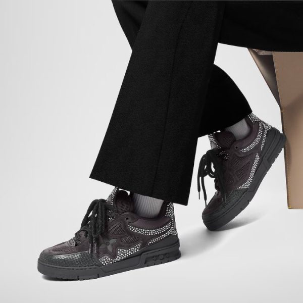 Louis Vuitton Skate Black Crystal Monogram - Image 8